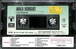 Amalia Rodrigues *Fado Portugues* Kaset KST23442 - 2