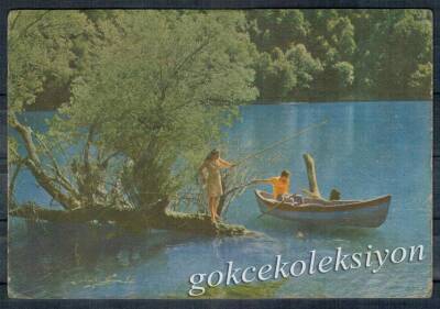 Amasya Borabay Gölü Eski Kartpostal KRT3832 - 1