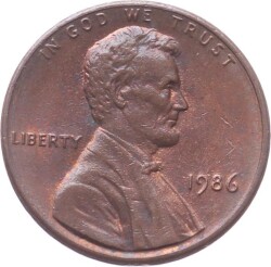 Amerika 1 Cent 1986 ÇT YMP9689 - 1