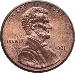 Amerika 1 Cent 2001 (D) ÇÇT YMP4106 - 1