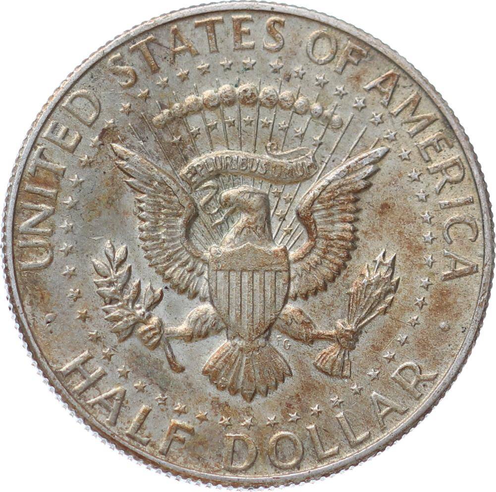 Amerika 1/2 Dolar 1967 Gümüş ÇİL YMP10960 - 2