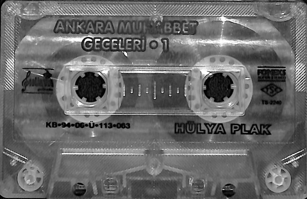 Ankara Muhabbet Geceleri - 1 (Kırmızı Bandrol) Kaset (İkinci El) KST26453 - 2