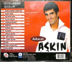 Ankaralı Aşkın - Güzellerden Güzelsin CD Müzik (İkinci El ) CD3099 - 8