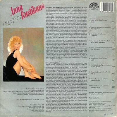 Anna Rustikano – Prendimi Con Te 1989 Czechoslovakia (109) PLK17694 - 2