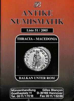 Antike Numismatik Liste 51 2005 - Thracia Macedonia Balkan Unter Rom NDR70099 - 1