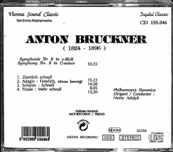 Anton Bruckner CD (108.5) CD3365 - 2