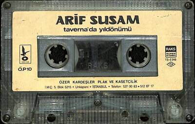 Arif Susam *Tavernada Yıldönümü* Kaset KST22932 - 2