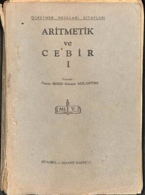 ARİTMETİK VE CEBİR 1 NDR75881 - 1