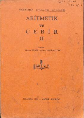 Aritmetik ve Cebir II NDR75837 - 1