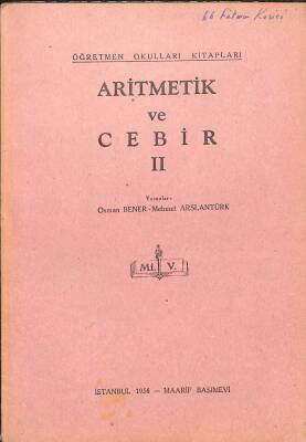 Aritmetik ve Cebir II NDR75880 - 1