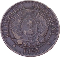 Arjantin 2 Centavos 1893 - ÇÇT YMP10792 - 2