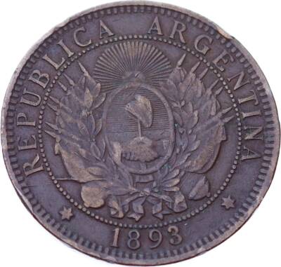 Arjantin 2 Centavos 1893 - ÇÇT YMP10792 - 2