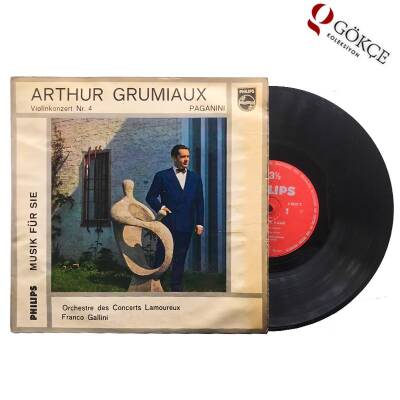 Arthur Grumiaux, Niccolò Paganini, Orchestre Des Concerts Lamoureux, Franco Gallini ‎– Violinkonzert Nr. 4 LP PLAK PLK950 - 1