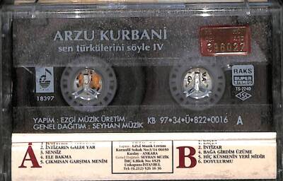 Arzu Kurbani *Sen Türkülerini Söyle 4 * Kaset KST18258 - 2