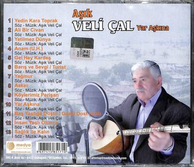 Aşık Veli Çal - Yar Aşkına (Sıfır Ürün) CD Müzik CD1701 - 2