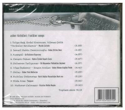 Asker Türküleri Soldiers Songs CD Müzik CD290 - 4