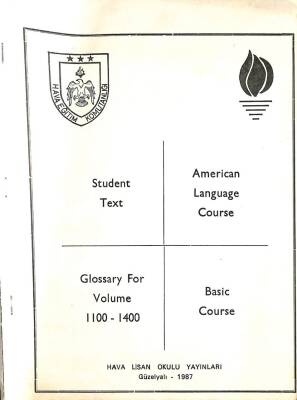 Askeri İngilizce American Language Course Basic Course Student Text Glossary For Volume 1100-1400 KTP2794 - 1