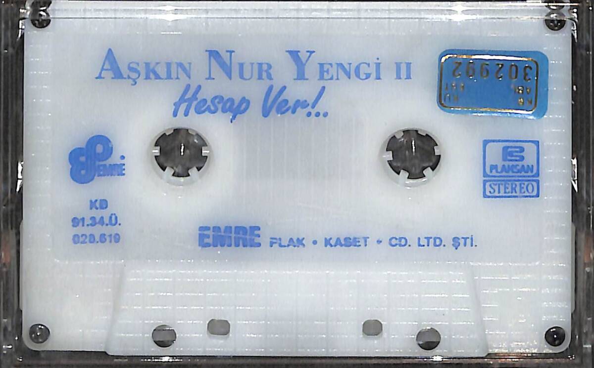 Aşkın Nur Yengi - Hesap Ver Kaset (İkinci El) KST26193 - 1