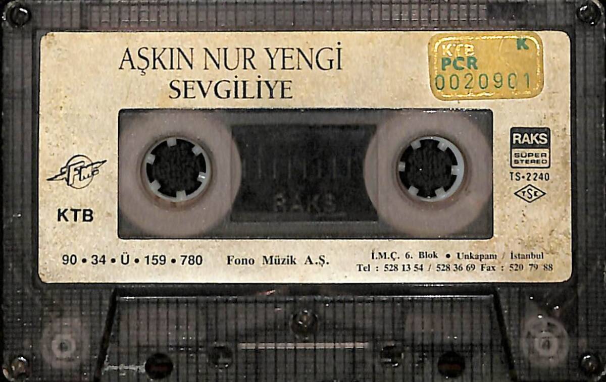 Aşkın Nur Yengi - Sevgiliye (Sarı Bandrol) Kaset (İkinci El) KST26448 - 1