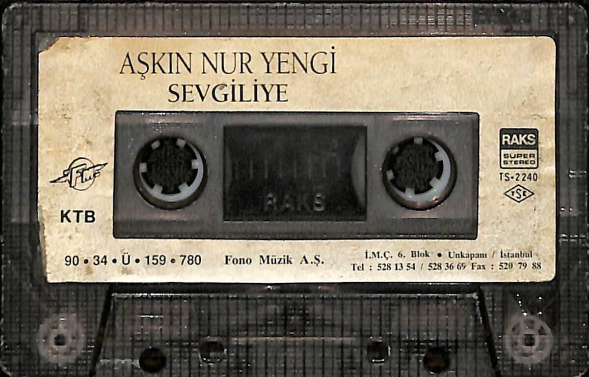 Aşkın Nur Yengi - Sevgiliye (Sarı Bandrol) Kaset (İkinci El) KST26448 - 2