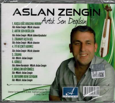 Aslan Zengin - Artık Sen Değilsin ( Sıfır Ürün ) CD Müzik CD754 - 8