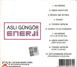 Aslı Güngör - Enerji ( Sıfır Ürün ) CD Müzik CD724 - 8