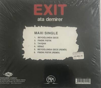 Ata Demirer - Exit (Sıfır Ürün) CD Müzik CD2517 - 2