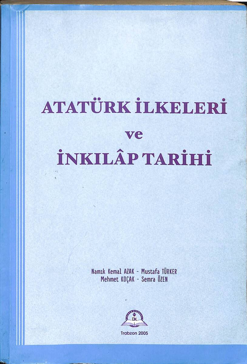 Atatürk İlkeleri Ve İnkılap Tarihi NDR92760 - 1