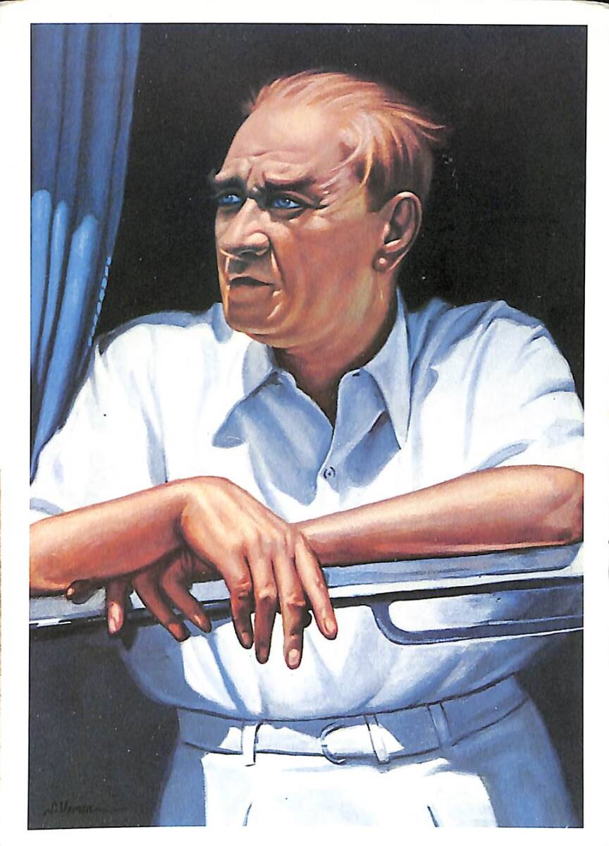 Atatürk Kartpostal (Küçük Boy) KRT22544 - 1