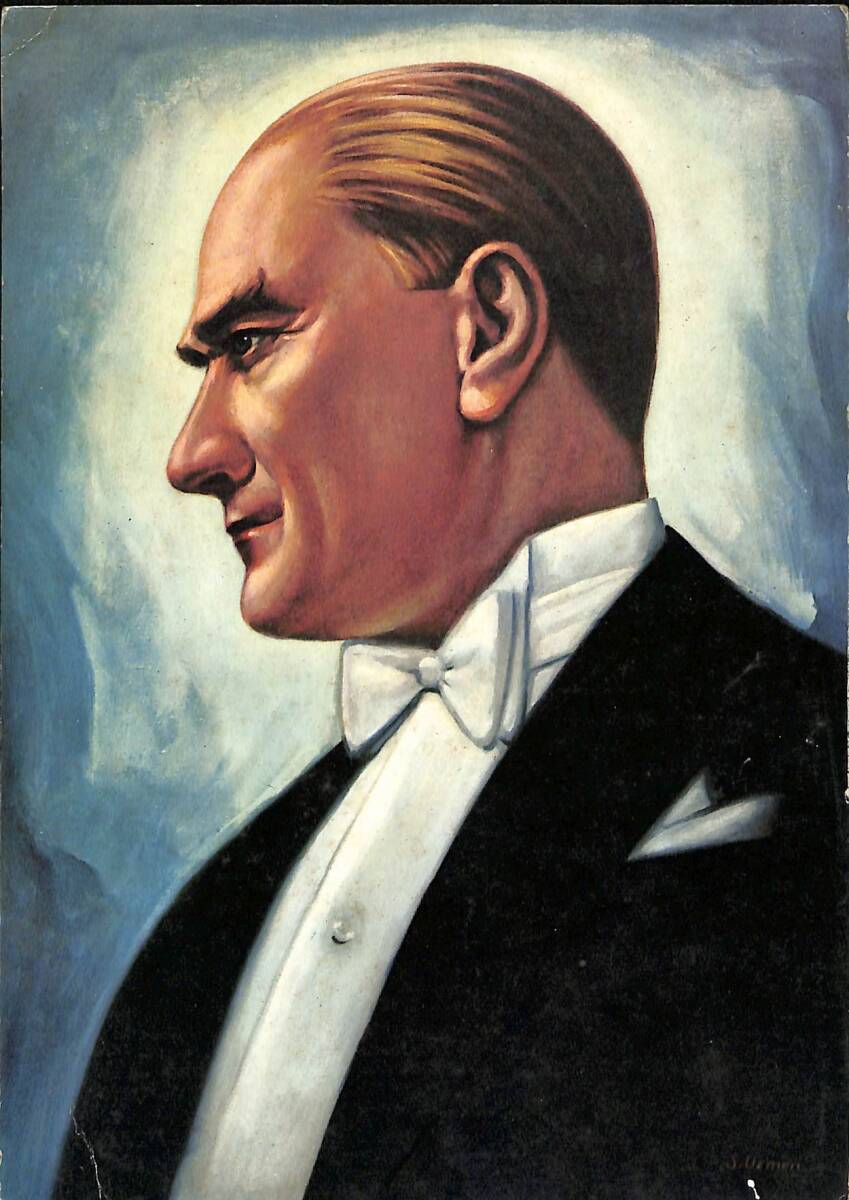 Atatürk Kartpostal (Orta Boy) KRT22617 - 1