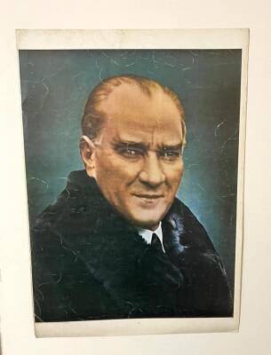 Atatürk Portre Dev Boy Poster 50x70cm BRKT11 - 1