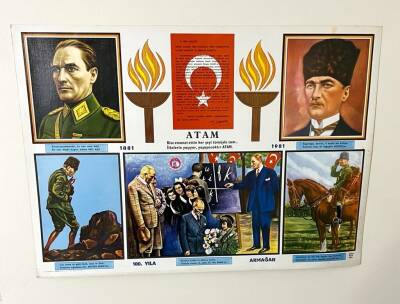 Atatürkün Doğumunun 100.Yılı Dev Boy Poster 50x70cmBRKT9 - 1