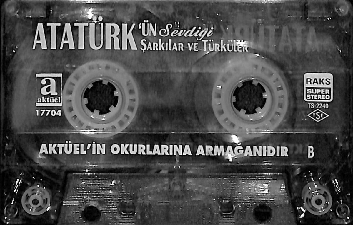 Atatürk'ün Sevdiği Şarkılar Ve Türküler (Kırmızı Bandrol) Kaset (İkinci El) KST26471 - 2