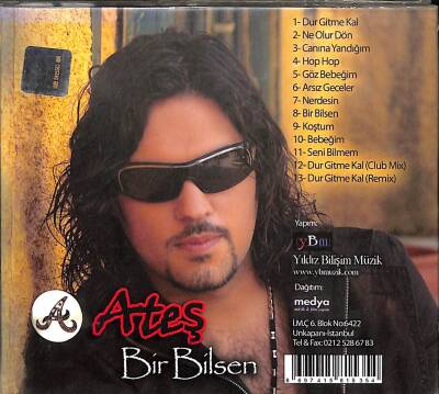 Ateş - Bir Bilsen (Sıfır Ürün) CD Müzik CD1728 - 2