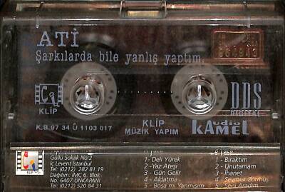 Ati - Şarkılarda Bile Yanlış Yaptım Kaset (İkinci El) KST25529 - 2