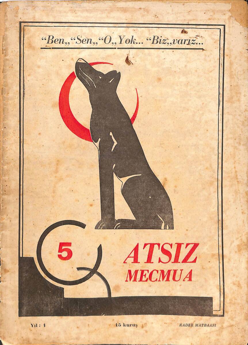 ATSIZ MECMUA Sayı:5 15 Eylül 1931 - Köycülük, Türk Destanın Tasnifi NDR88147 - 1