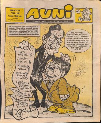 Avni Mizah Dergisi Sayı 71 30 Mart 1991 NDR85041 - 1