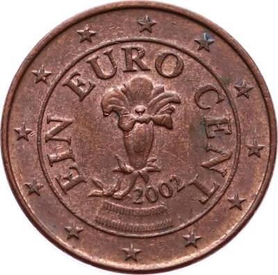 Avusturya 1 Euro Cent 2002 ÇT YMP5205 - 2