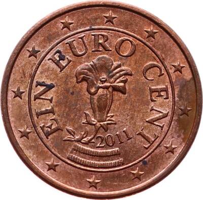 Avusturya 1 Euro Cent 2011 ÇÇT YMP5171 - 2