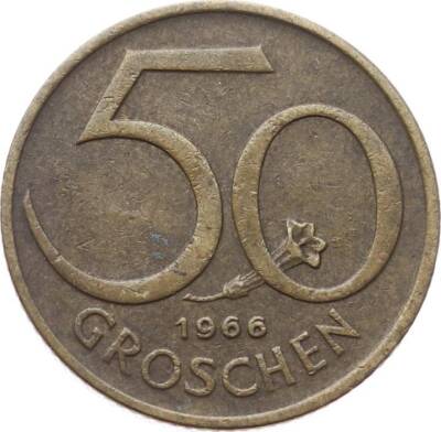 Avusturya 50 Groşen 1966 ÇT YMP9298 - 1