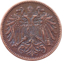 Avusturya - Macaristan 2 Heller 1899 Temiz +*Franz Joseph I* YMP8673 - 2