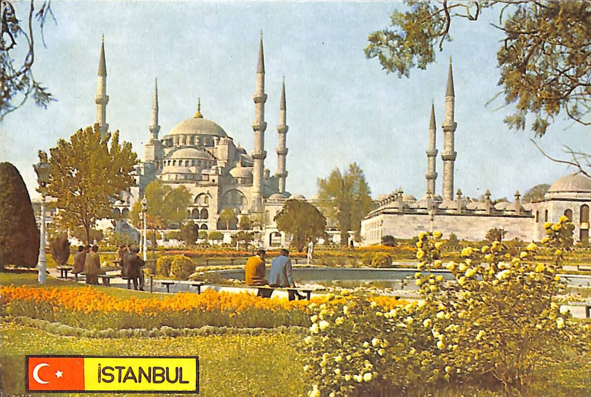 Ayasofya Camii Kartpostal (Küçük Boy) KRT21957 - 1