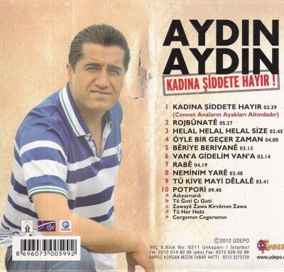 Aydın Aydın - Kadına Şiddete Hayır! (Sıfır Ürün) CD Müzik CD1247 - 2