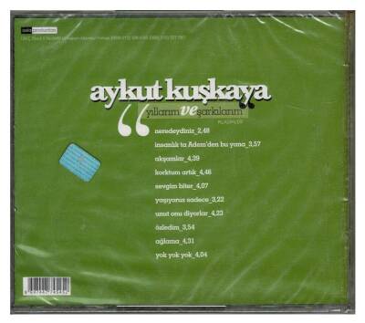 Aykut Kuşkaya - Yıllarım ve Şarkılarım CD Müzik CD326 - 8