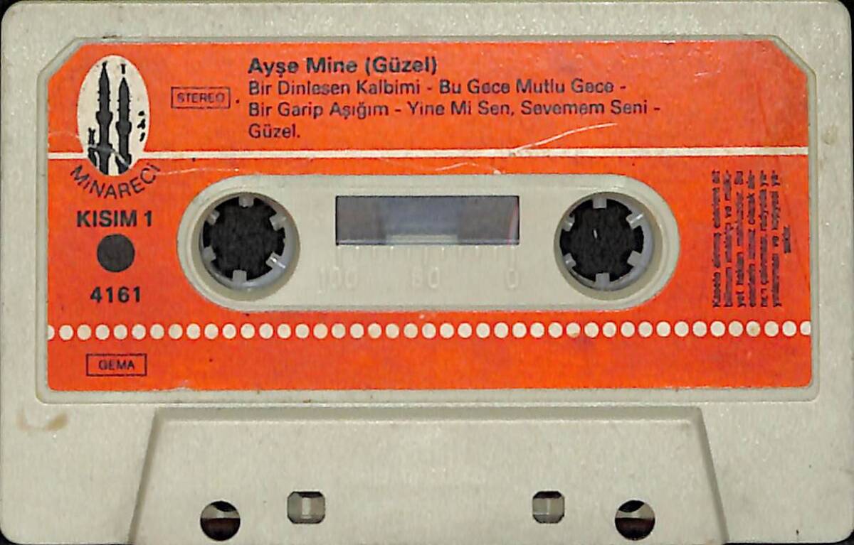 Ayşe Mine - Güzel Kaset (Minareci Baskı - İkinci El) KST27873 - 1