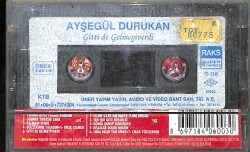 Ayşegül Durukan - Gitti De Gelmeyiverdi Kaset (İkinci El ) KST21578 - 2