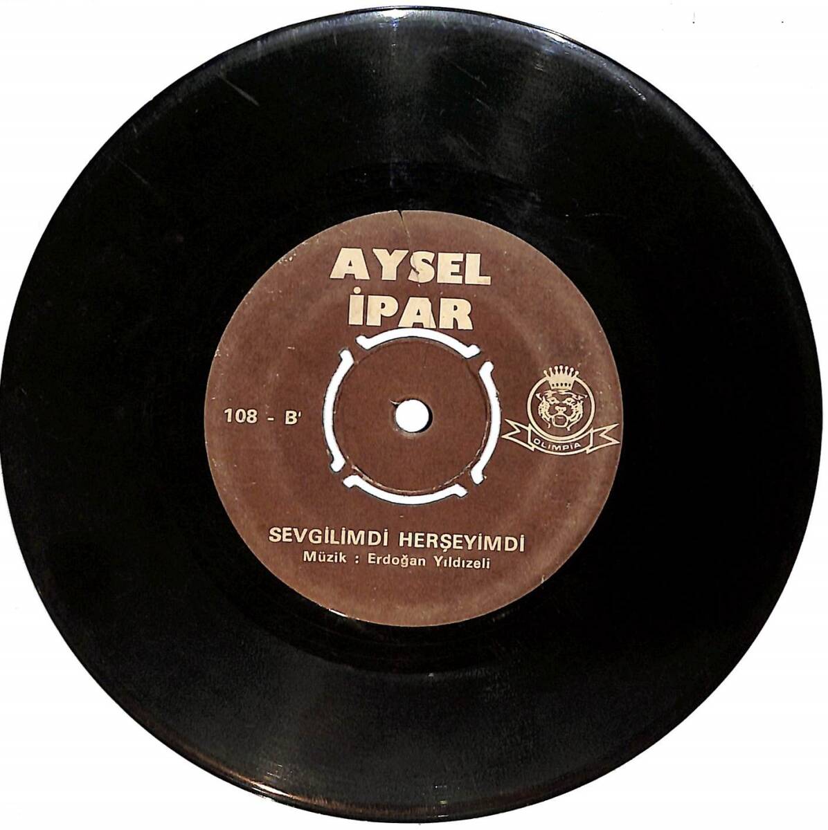 Aysel İpar - Apansız Uyanırsan / Sevgilimdi Herşeyimdi Plak (10/6.5) PLK25274 - 2