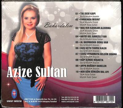 Azize Sultan - Bahardalım (Sıfır Ürün) CD Müzik CD1694 - 2