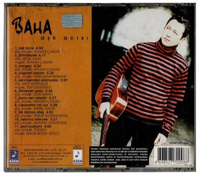 Baha - *Aşk Acısı* ( İkinci El ) CD Müzik CD807 - 8