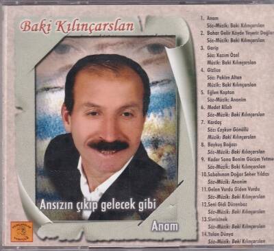 Baki Kılınçarslan *Ansızın Çıkıp Gelecek Gibi* ( İkinci El ) CD Müzik CD843 - 6